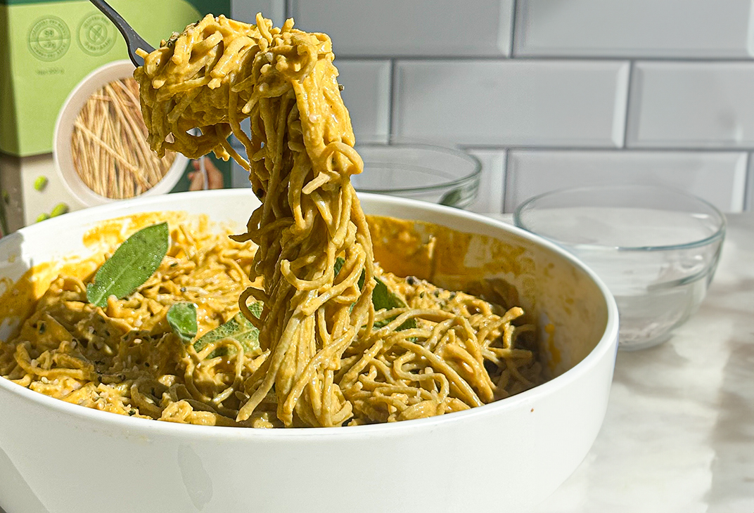 Pumpkin & Sage Spaghetti Recipe - Slendier