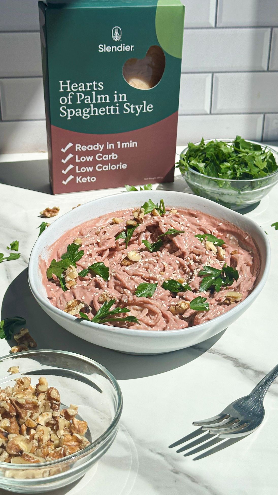 Hearty Beetroot Spaghetti - Slendier