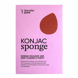 Slendier Pure Konjac Sponge Korean Volcanic Ash