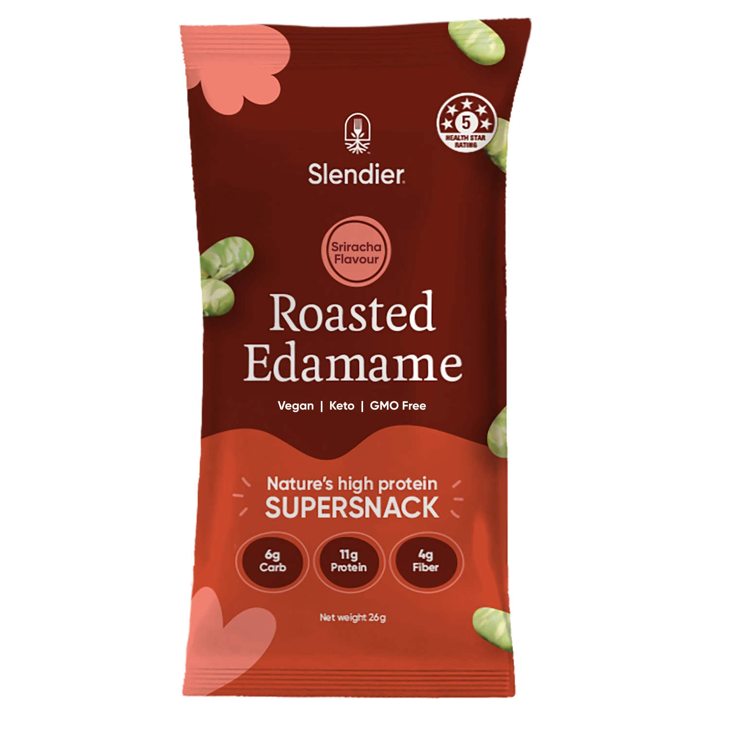 Slendier Roasted Edamame Sriracha