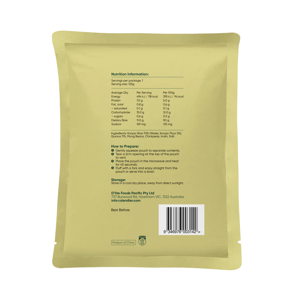 Slendier Superfood Rice Golden Quinoa – 125g - Image 2