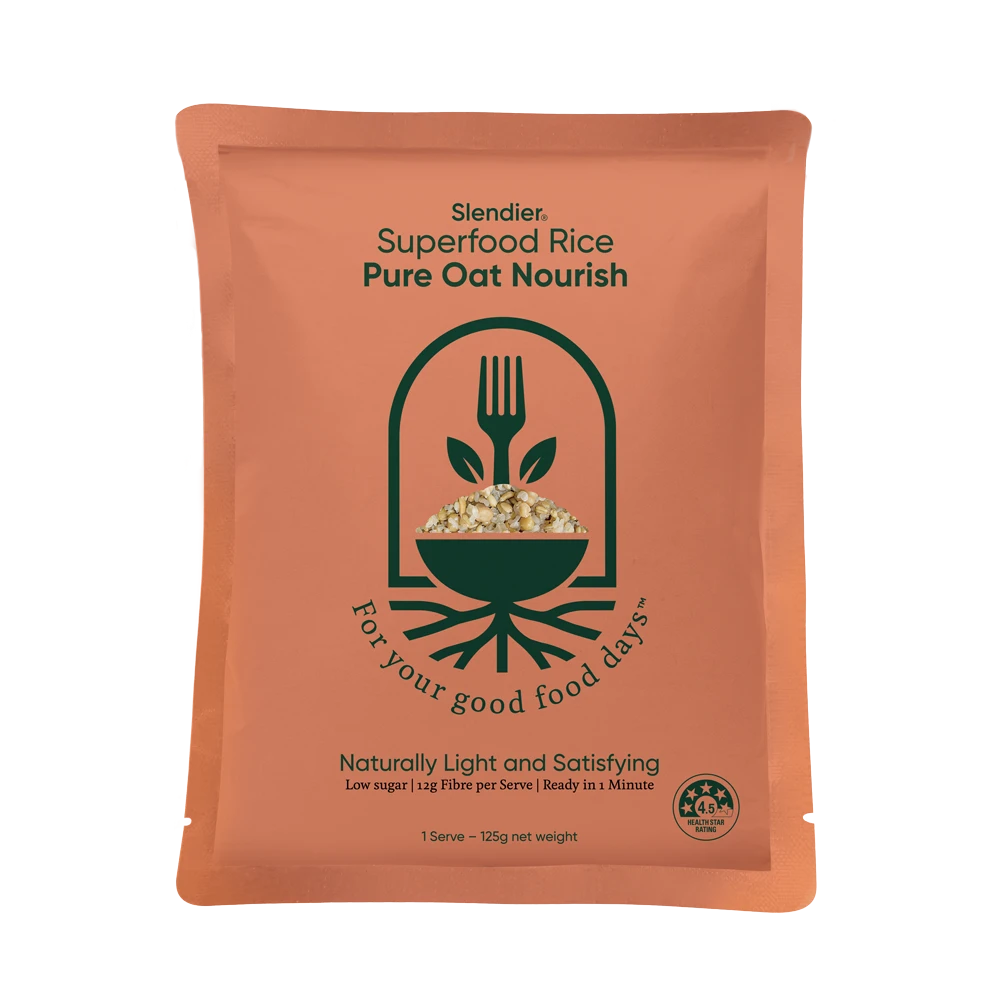 Slendier Superfood Rice Pure Oat Nourish – 125g